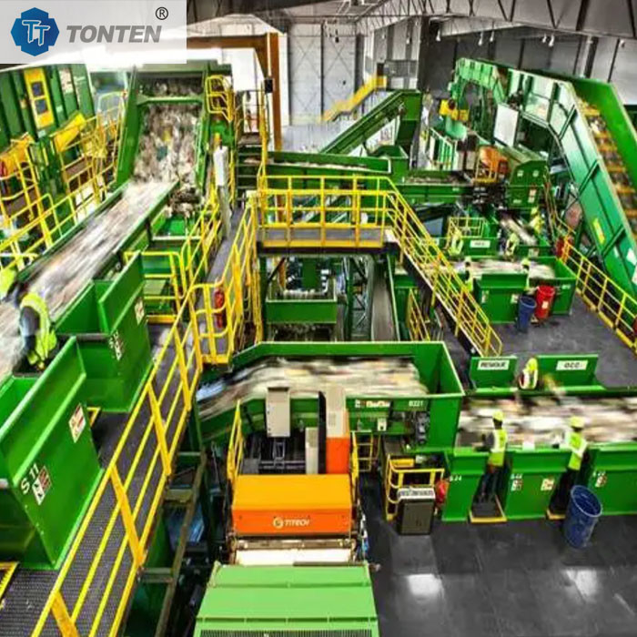 Ouvrir une future usine de tri des déchets ménagers entièrement automatique