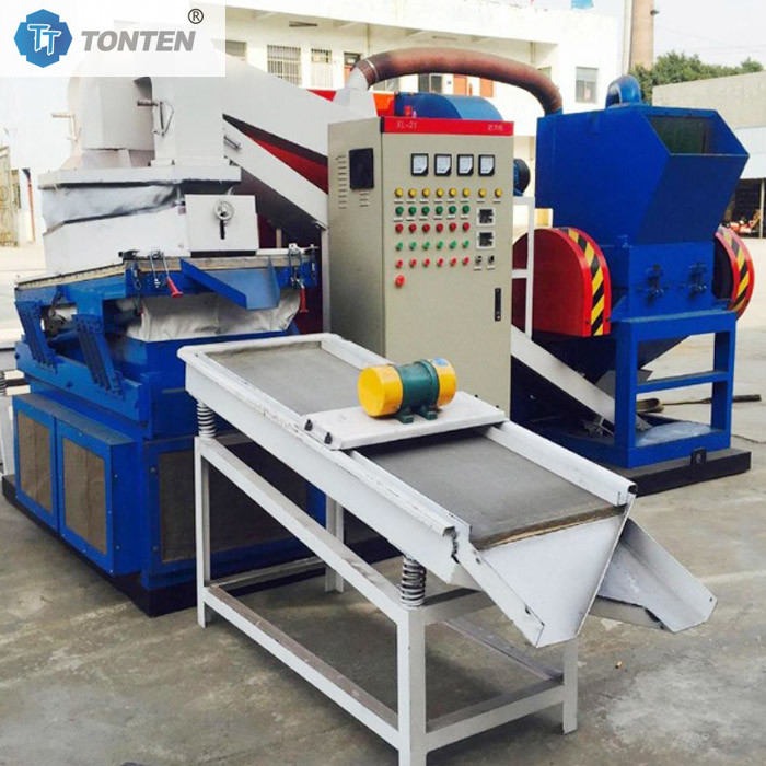 Usine de recyclage de fil de cuivre écologique à haut rendement avec tri automatique