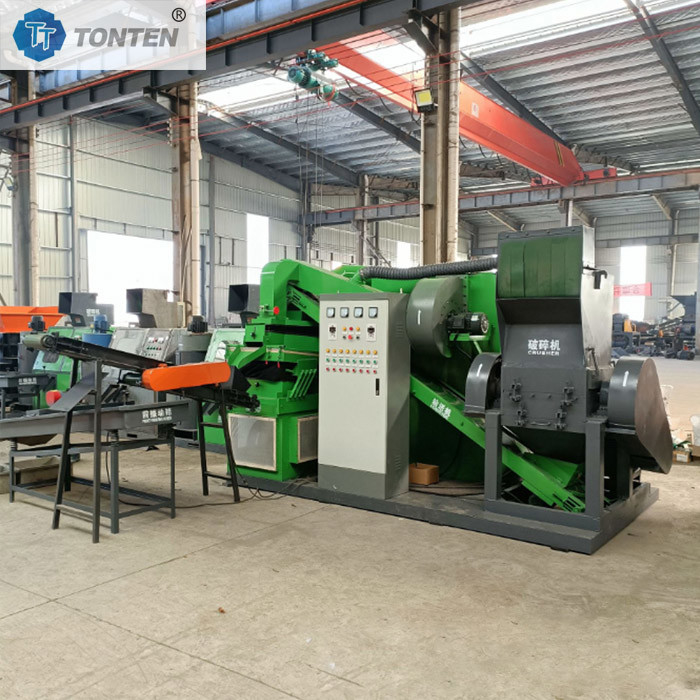 Machine à granuler du fil de cuivre pour le recyclage de la séparation du cuivre du plastique