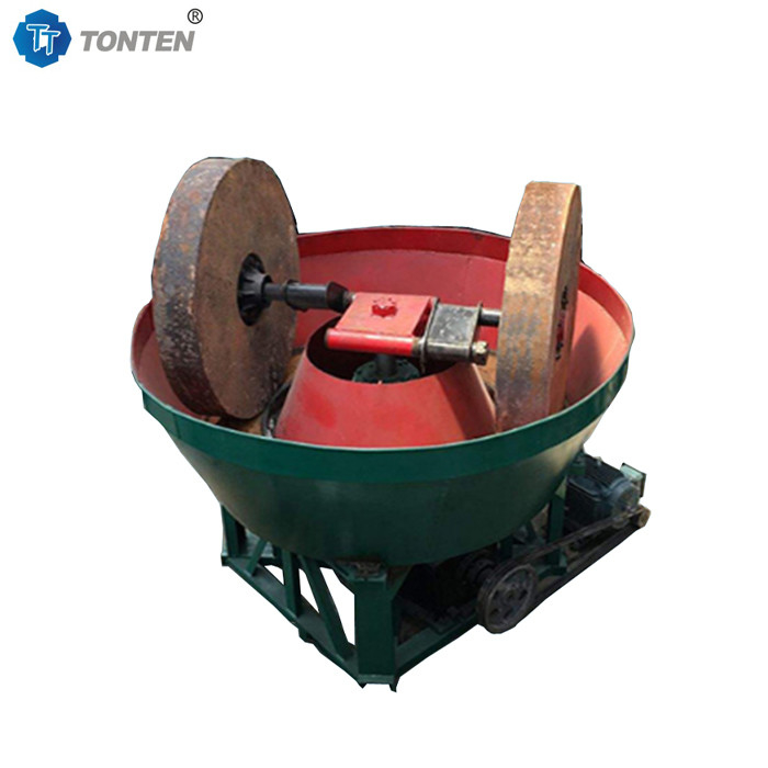 Minerai de fer Or Argent Moulin à pan humide Machine de broyage d'or