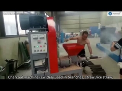 charbon de bois faisant la machine