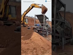 Une machine à écran à tambour sans arbre.