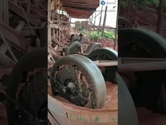 Machine de broyage à deux roues pour le minerai de fer humide